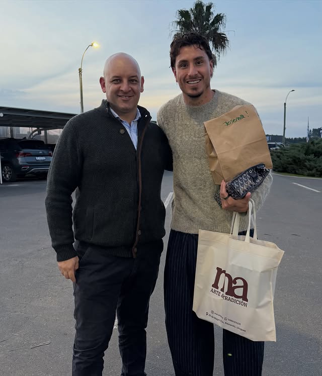 José M. Giménez junto a MateArte